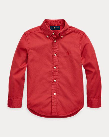 Garment-Dyed Cotton Shirt By Ralph Lauren