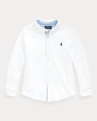Cotton Interlock Shirt By Ralph Lauren